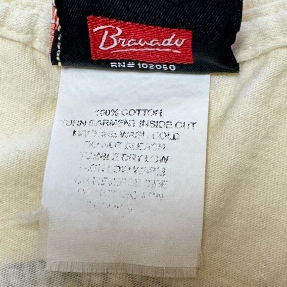 Harley Davidson Greenville SC Women’s Cream Graphic Scoop Neck Shirt Sz M - Picture 8 of 10